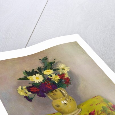 Yellow daisies and various flowers, 1911 by Felix Edouard Vallotton