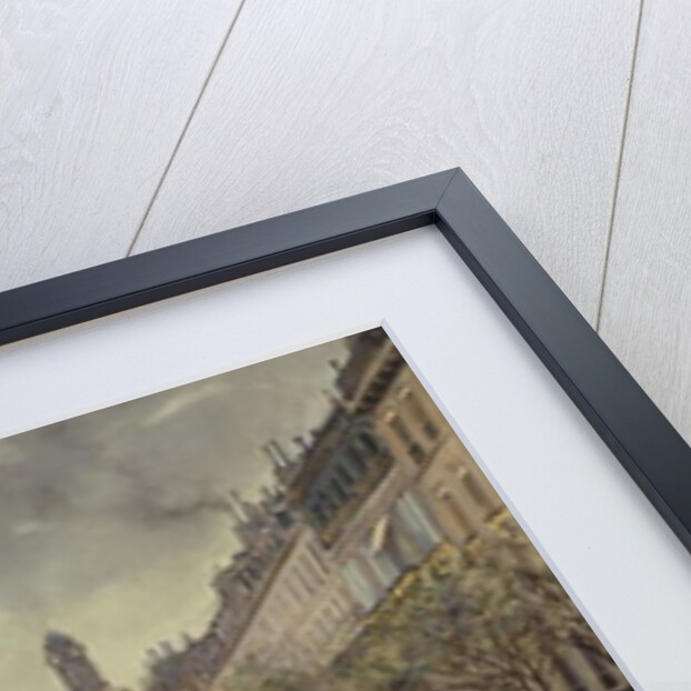 Four PM at the Carrefour Drouot and the Grand Boulevard, c.1895 by Jean Beraud