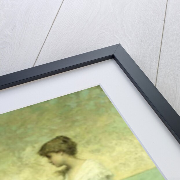 Lady on the Deck of a Ship by French School
