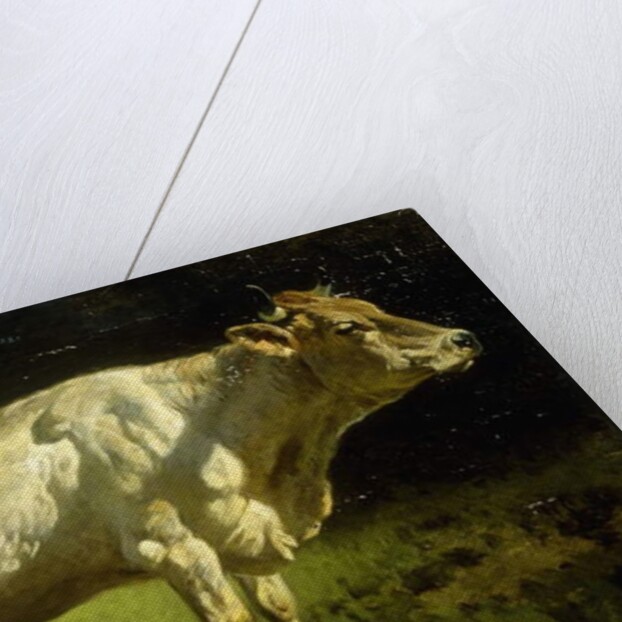 Cow in a Landscape by Friedrich Johann Voltz