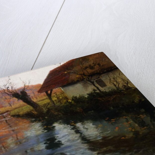 The Mill Stream by Fritz Thaulow