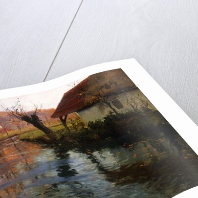 The Mill Stream by Fritz Thaulow