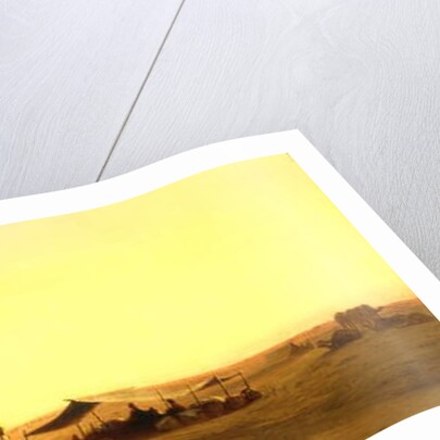 An Arab Encampment by Charles Theodore (1814-88) Frere