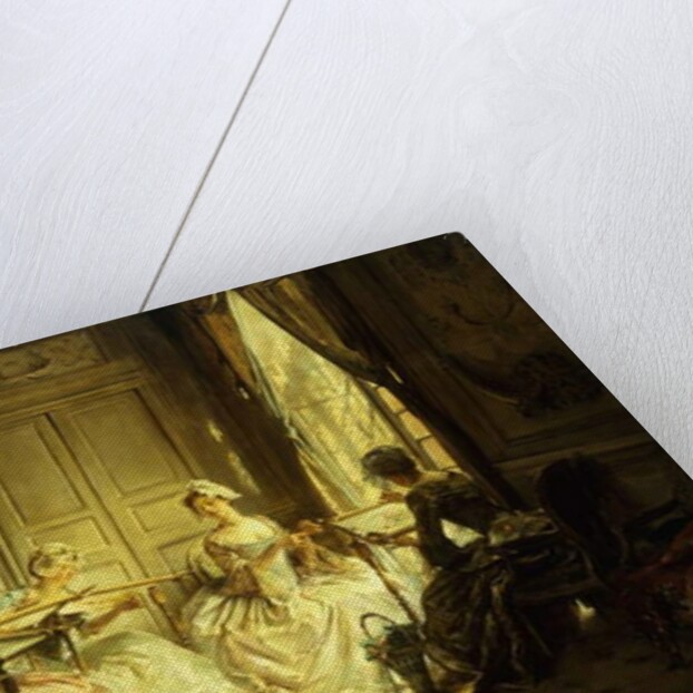 An Afternoon Embroidering by Madeleine Lemaire