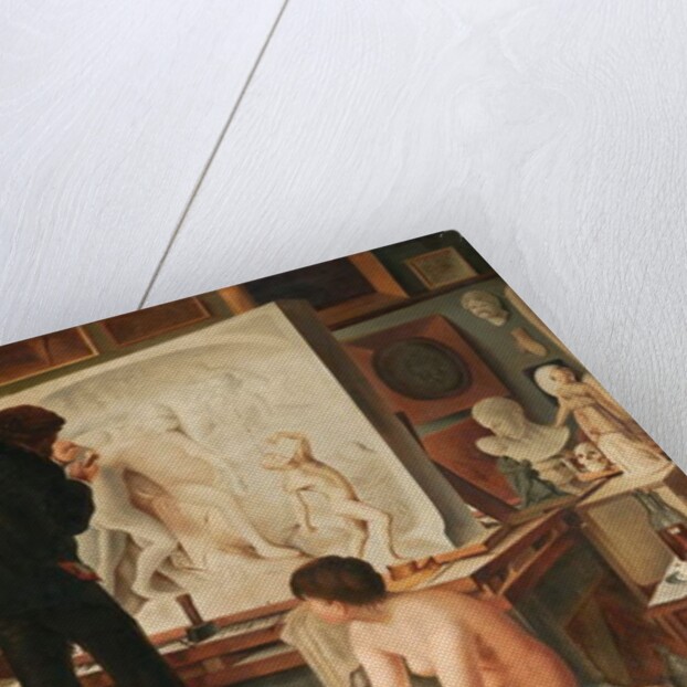 My Father's Studio by Edouard-Joseph Dantan