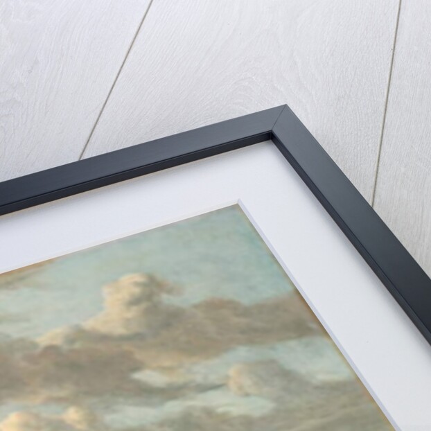 Dutch shipping off the Bay of Smyrna with a state barge by Abraham Storck