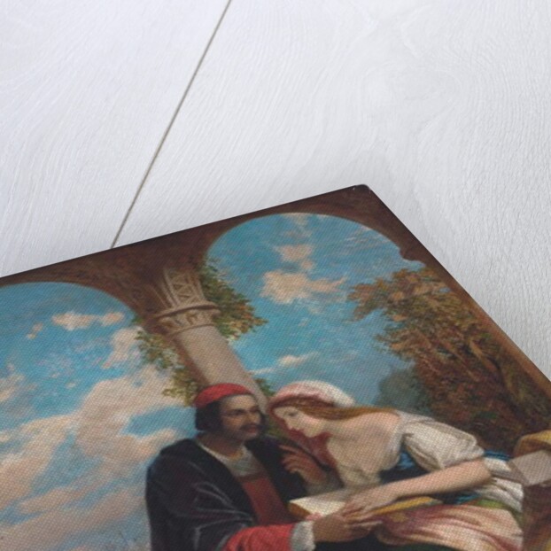 Abelard and Heloise on a terrace, 19th century by Charles Lock Eastlake