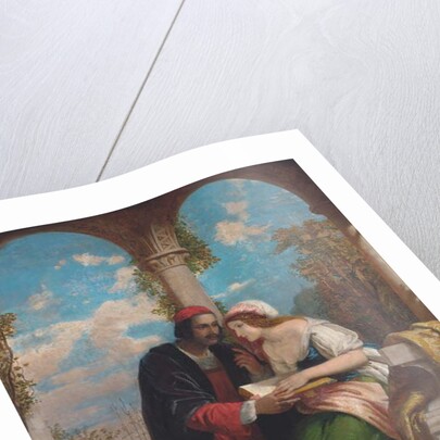 Abelard and Heloise on a terrace, 19th century by Charles Lock Eastlake