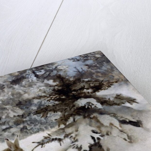 A Hare in the Snow, 1927 by Bruno Andreas Liljefors