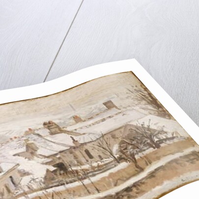 The Four Seasons: Winter, 1872 by Camille Pissarro