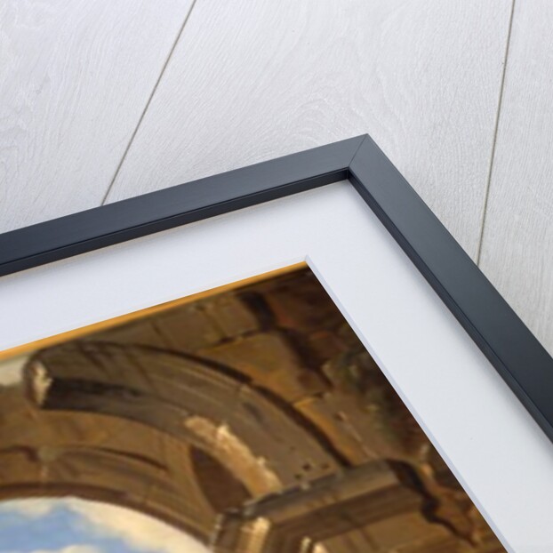 Capricci of Roman ruins with figures by Giovanni Paolo Pannini or Panini