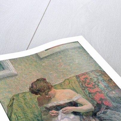 Woman Sewing by Henri Lebasque