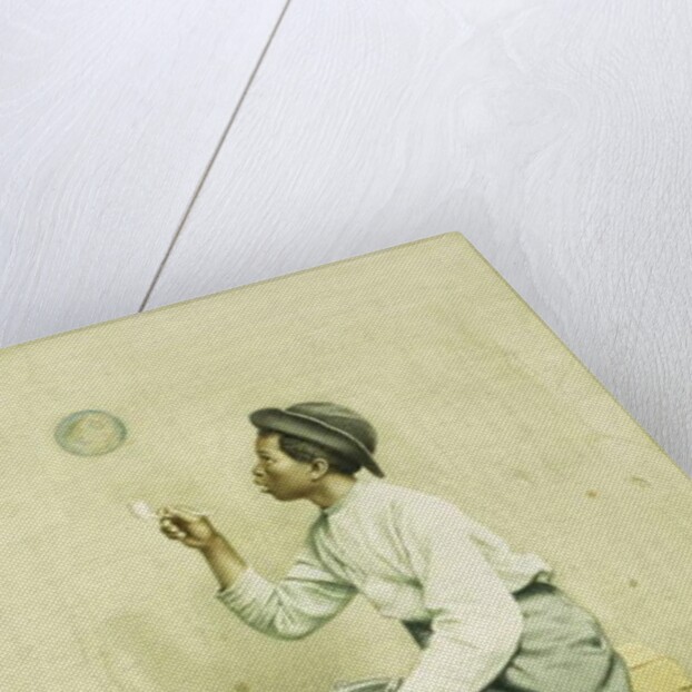 Black Boy Blowing Bubbles, 1887 by George Harvey