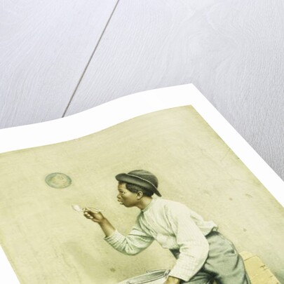 Black Boy Blowing Bubbles, 1887 by George Harvey