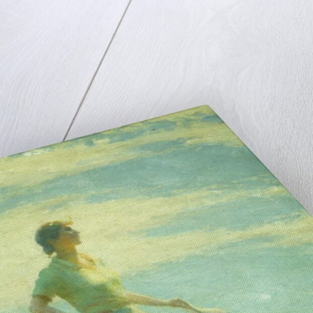 Walking on the Cliff, 1935 by Charles Courtney Curran