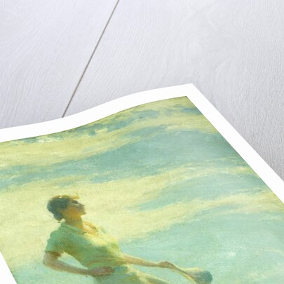 Walking on the Cliff, 1935 by Charles Courtney Curran