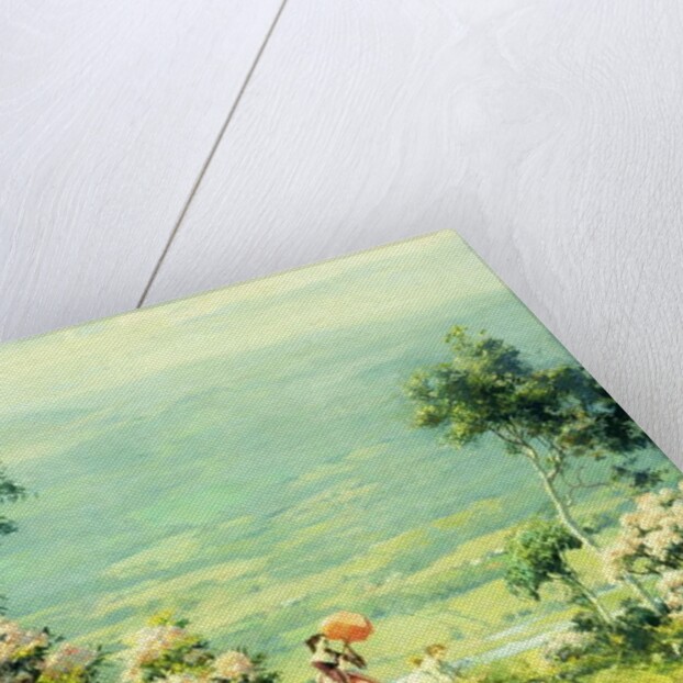 Pink Parasol, 1927 by Charles Courtney Curran