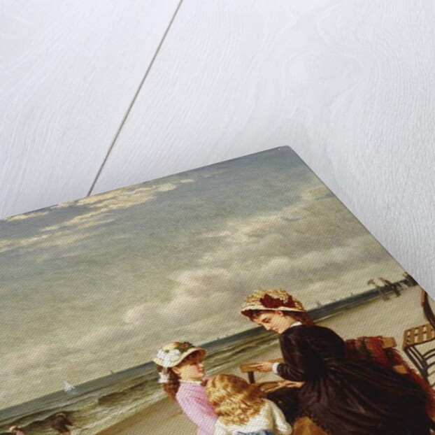 At the Seashore, 1881 by Samuel S. Carr