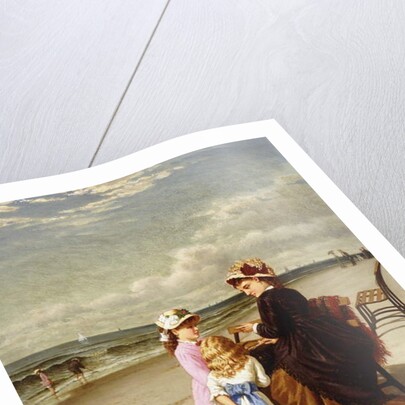 At the Seashore, 1881 by Samuel S. Carr