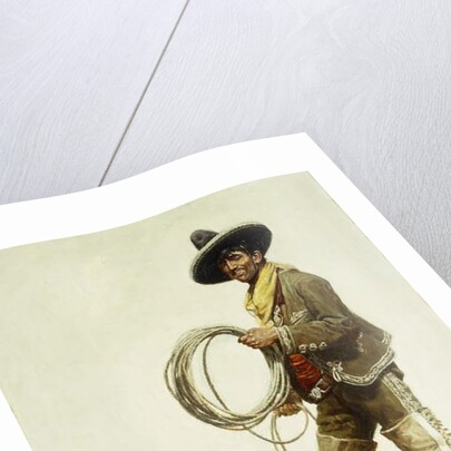 Mexican Cowboy, by William Herbert 'Buck' Dunton