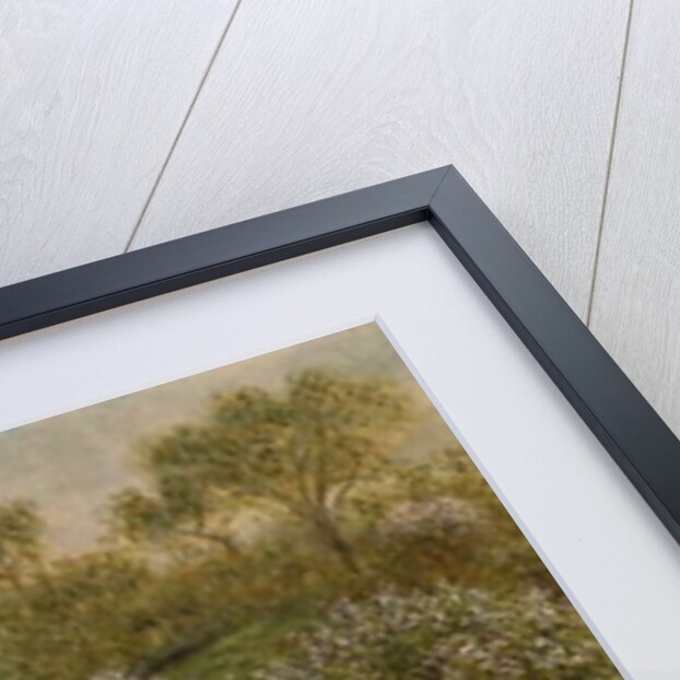 Girl on a Hillside, Apple Blossoms, 1874 by Martin Johnson Heade