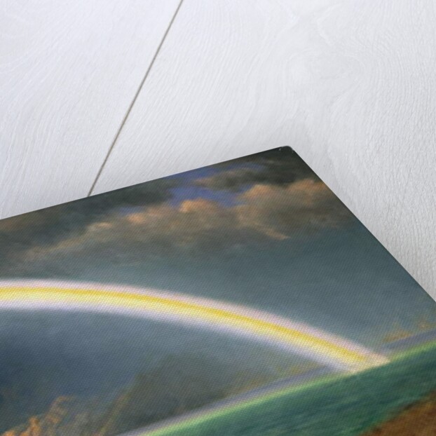 Rainbow Over Jenny Lake, Wyoming by Albert Bierstadt