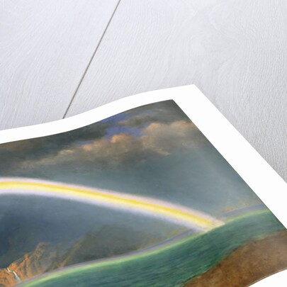 Rainbow Over Jenny Lake, Wyoming by Albert Bierstadt