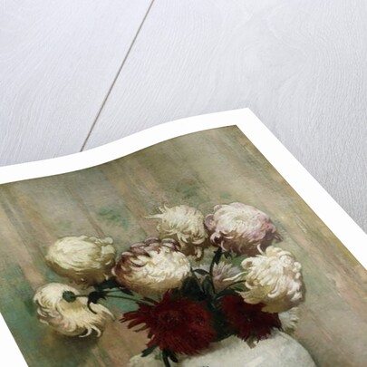 Mums in an Oriental Vase by Emil Carlsen