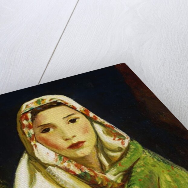 Mexican Girl with Oriental Scarf, 1916 by Robert Cozad Henri