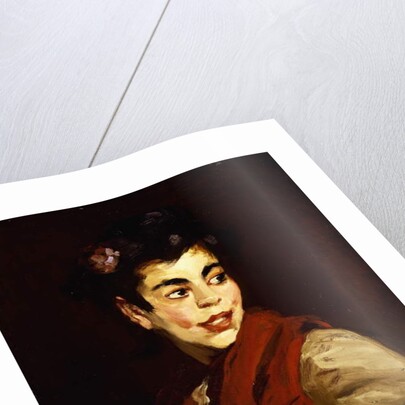 Newsgirl - Madrid, 1908 by Robert Cozad Henri