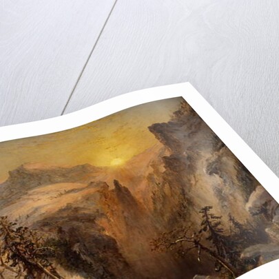 Winter in Switzerland, 1860 by Jasper Francis Cropsey