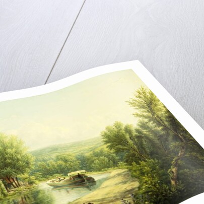 On the Rondout Canal, Rosendale, 1886-87 by William Rickarby Miller