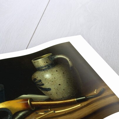 Still Life with Pipe and Tobacco by William Michael Harnett