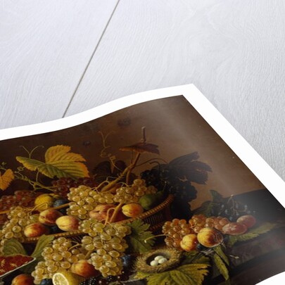 Still Life with Fruit, 1854 by Severin Roesen