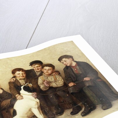 In Good Hands, 1909 by John George Brown