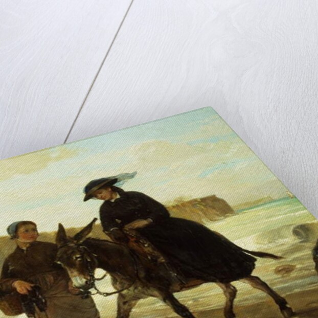 The Tourist and the Fisherwoman, 1870 by Henry Bacon