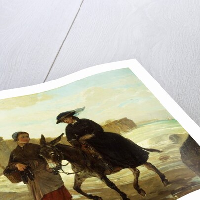 The Tourist and the Fisherwoman, 1870 by Henry Bacon