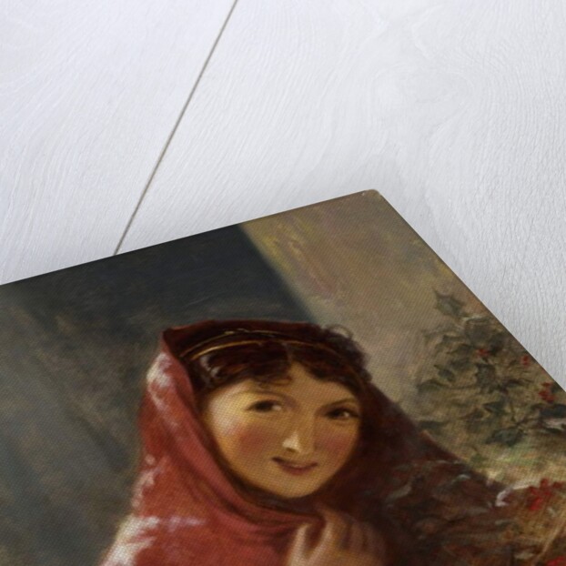 Lady Carrying Holly Branches, 1850 by Thomas Sully