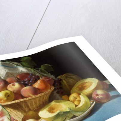 Melons, Peaches and Grapes by John F. Francis