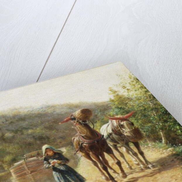 On the Towpath by Edward Lamson Henry