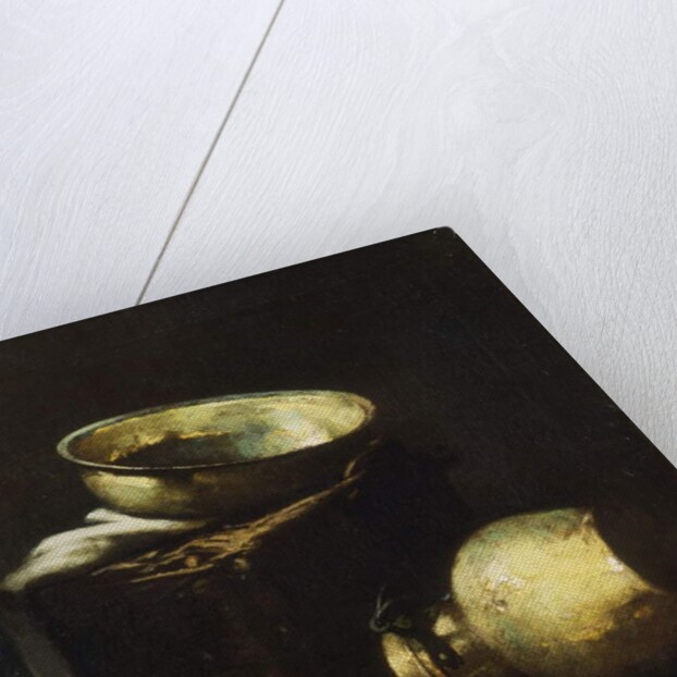 Still Life with Copper Pots and Black Fish, 1894 by Emil Carlsen