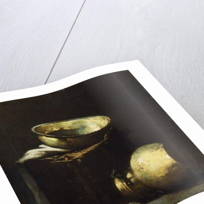 Still Life with Copper Pots and Black Fish, 1894 by Emil Carlsen