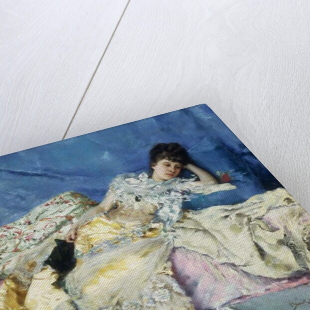 Lady on a Divan, 1877 by Julius Leblanc Stewart