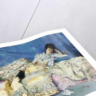 Lady on a Divan, 1877 by Julius Leblanc Stewart