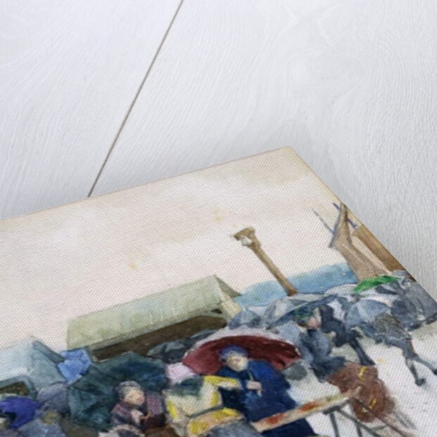 Rainy Day: The Fish Market, 1892 by Maurice Brazil Prendergast