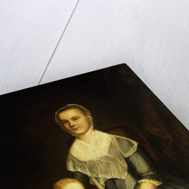 Portrait of Mrs Arbuckle and Son, by Charles Willson Peale