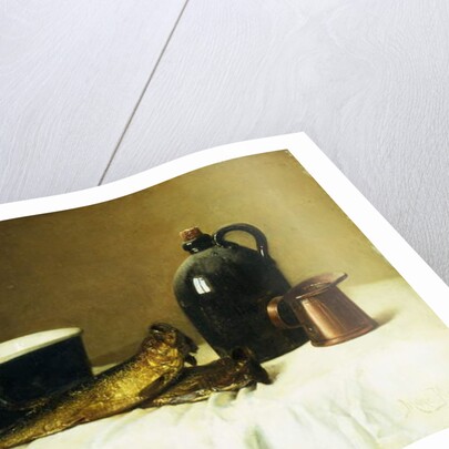 Still life with Herring, Pot, Jug and Measure, 1908 by Milne Ramsey