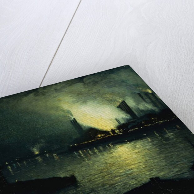 Steel Mills at Night, 1926 by Aaron Henry Gorson