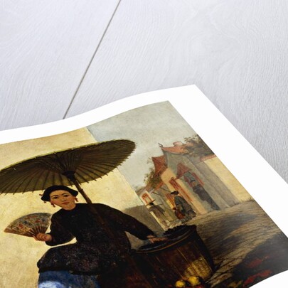 Fruit Seller, 1862 by Enoch Wood Perry