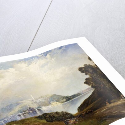 A View of Fairmont Waterworks, Philadelphia by Thomas Moran